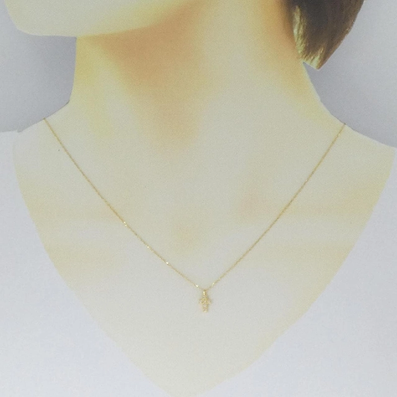 K18YG Dây chuyền kim cương hình chữ thập 0.04CT - Hàng hiệu Chính hãng 861760