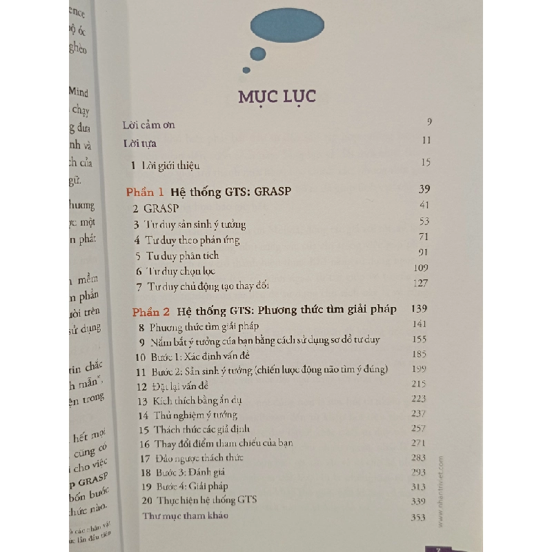 Giải pháp GRASP: Cách tìm giải pháp hiệu quả nhất cho những thách thức trong cuộc sống hàng ngày - Chris Griffiths & Melina Costi (Lê Huy Lâm dịch) 453642