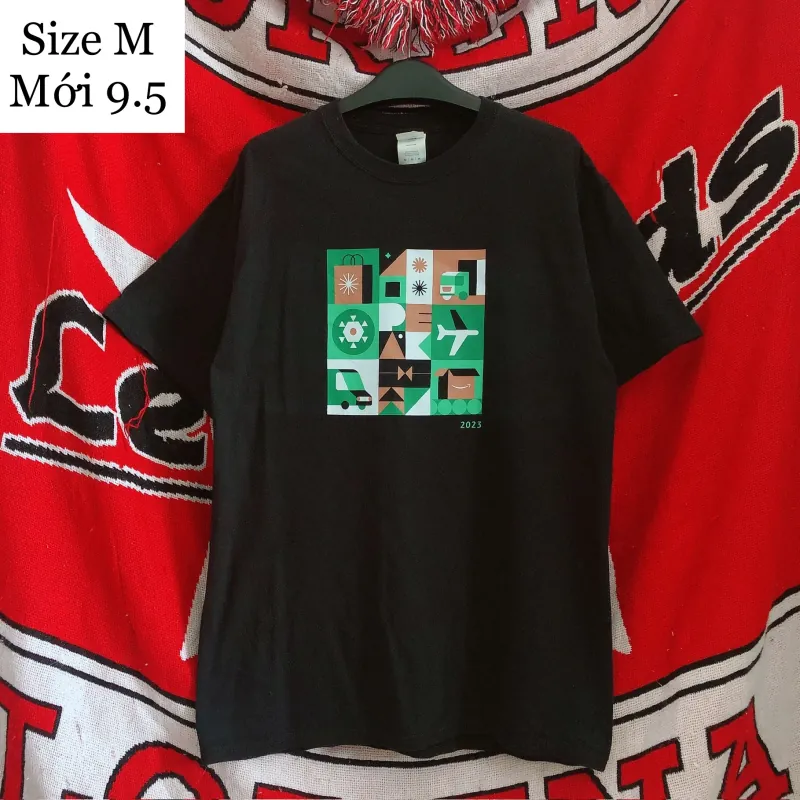 Áo phông nam cộc tay màu đen size M 994211