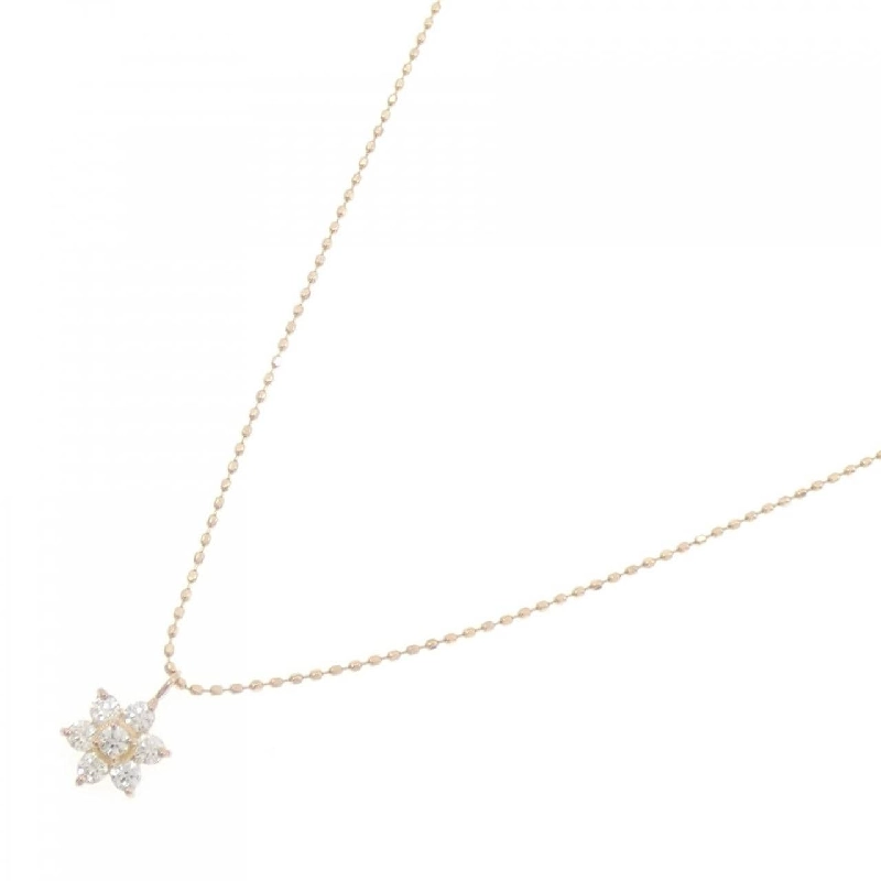 K18YG Hoa Kim Cương Dây Chuyền 0.20CT - Hàng hiệu Chính hãng 862206