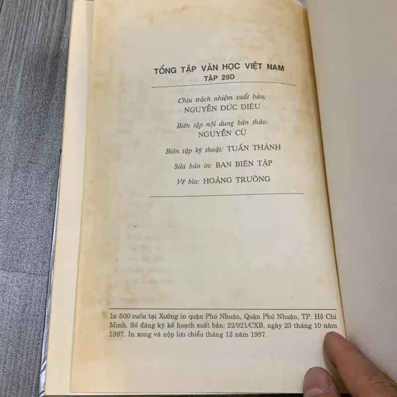 Tổng tập văn học việt nam. Tập 29d 757720