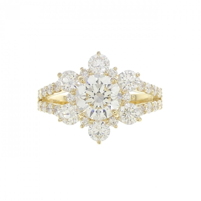 Nhẫn kim cương K18YG 1.01CT J VVS2 3EXT - Hàng hiệu chính hãng 874916