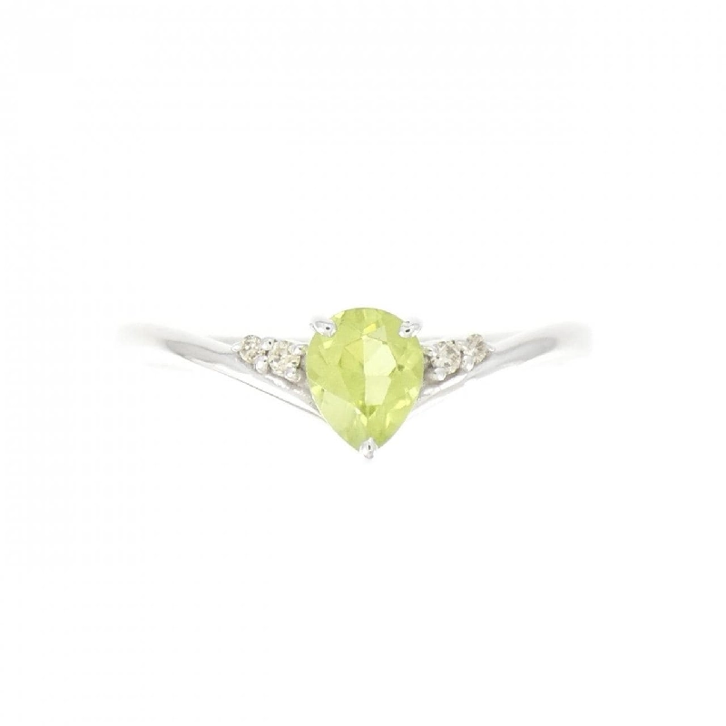 Nhẫn Peridot K10WG 673126