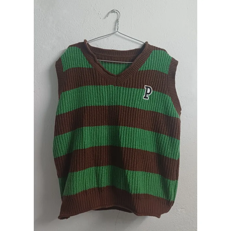 ÁO DỆT KIM SÁT NÁCH DÁNG RỘNG - ÁO GILE - FREESIZE 753608