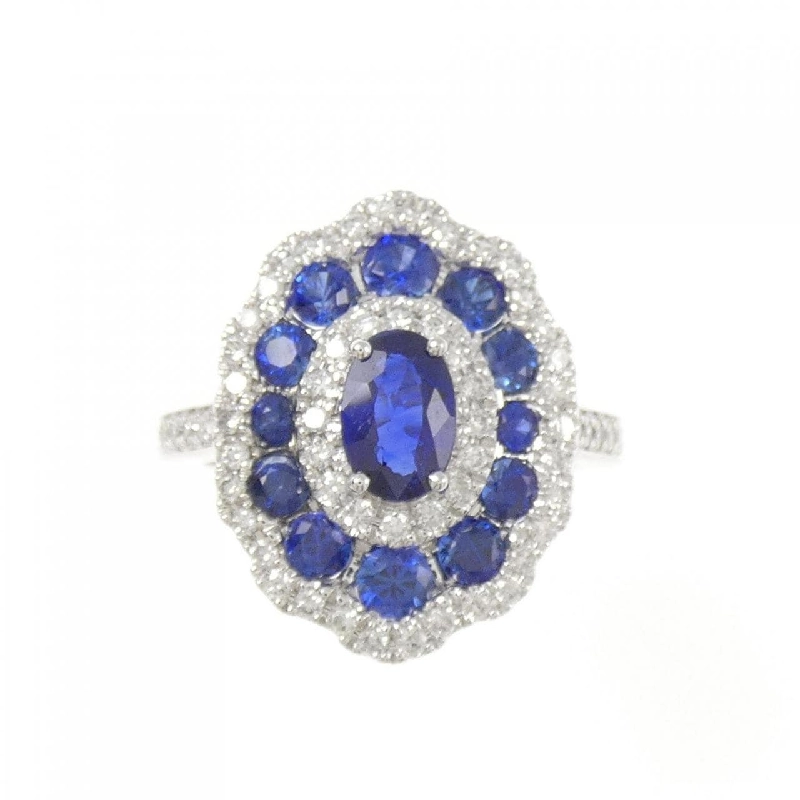 Nhẫn Sapphire K18WG 1.254CT - Hàng hiệu Chính hãng 851276