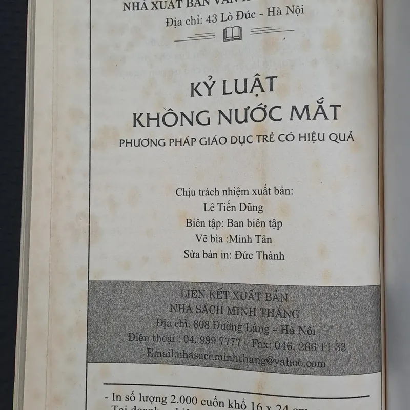 Kỷ Luật Không Nước Mắt - Phương pháp giáo dục trẻ hiệu quả 308428