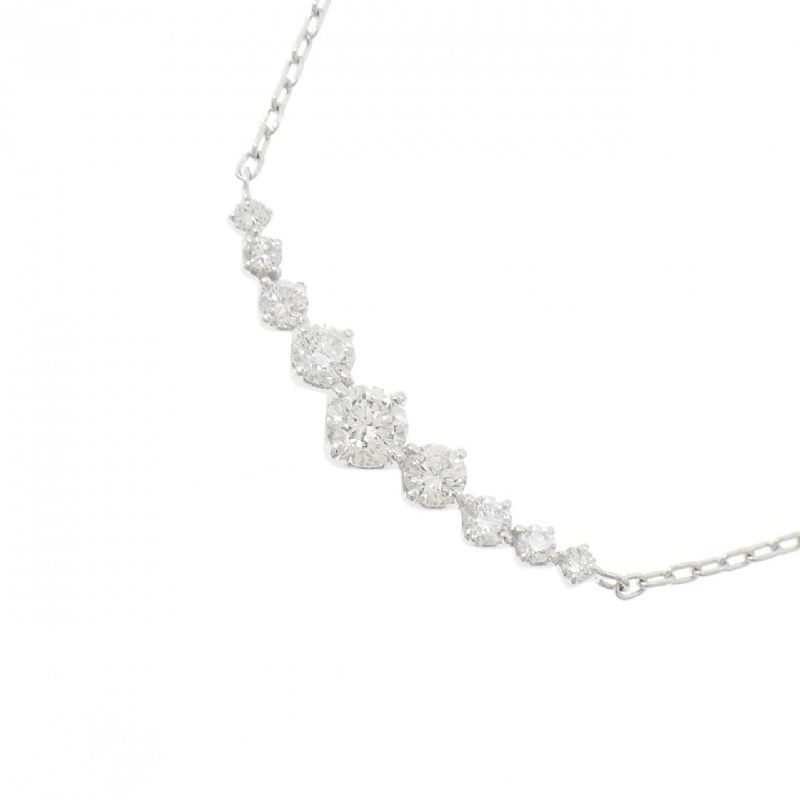 K18WG Dây chuyền kim cương 0.45CT - Hàng hiệu Chính hãng 859038