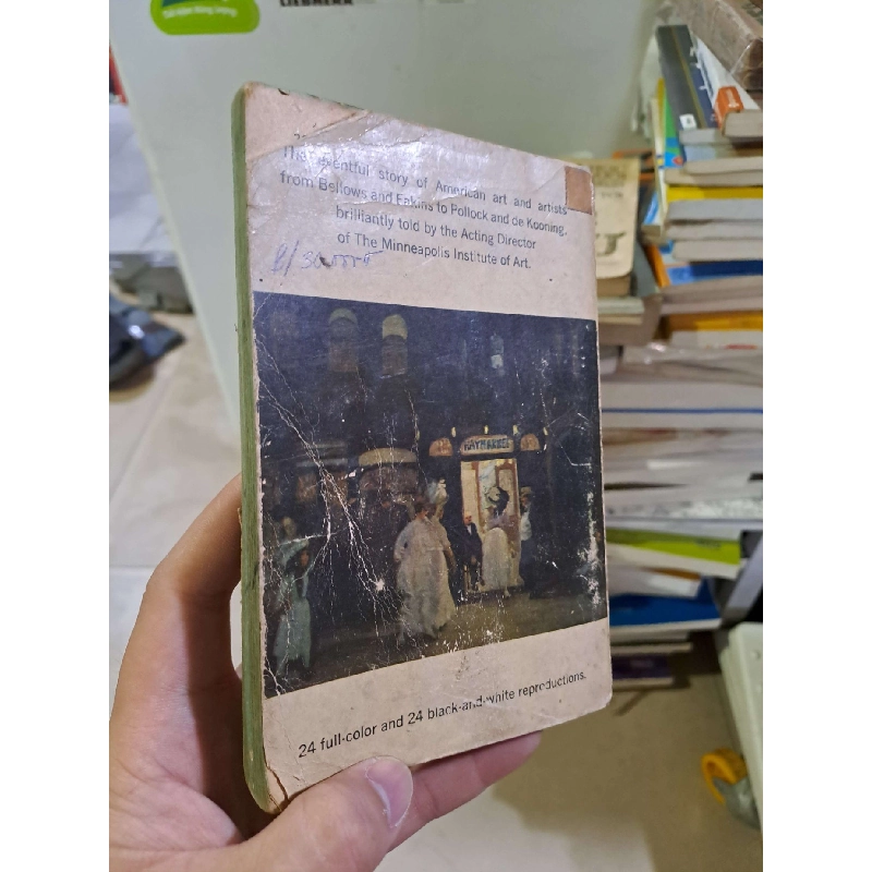 Modern American Painting and Sculpture by Sam Hunter mới 70% ố rách bìa 1962 ENGLISH BOOKS HCM2908 922534