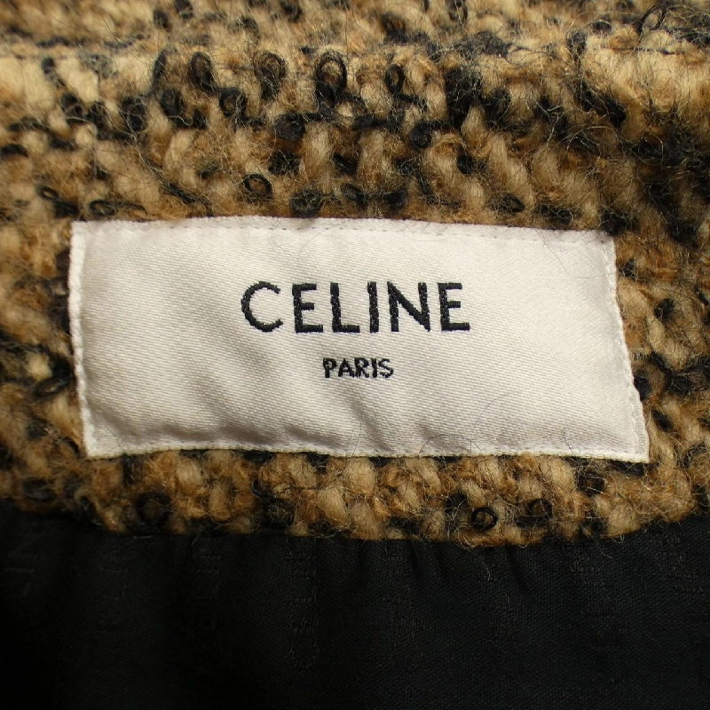 【Mã giảm giá】Áo khoác không cổ CELINE 640955