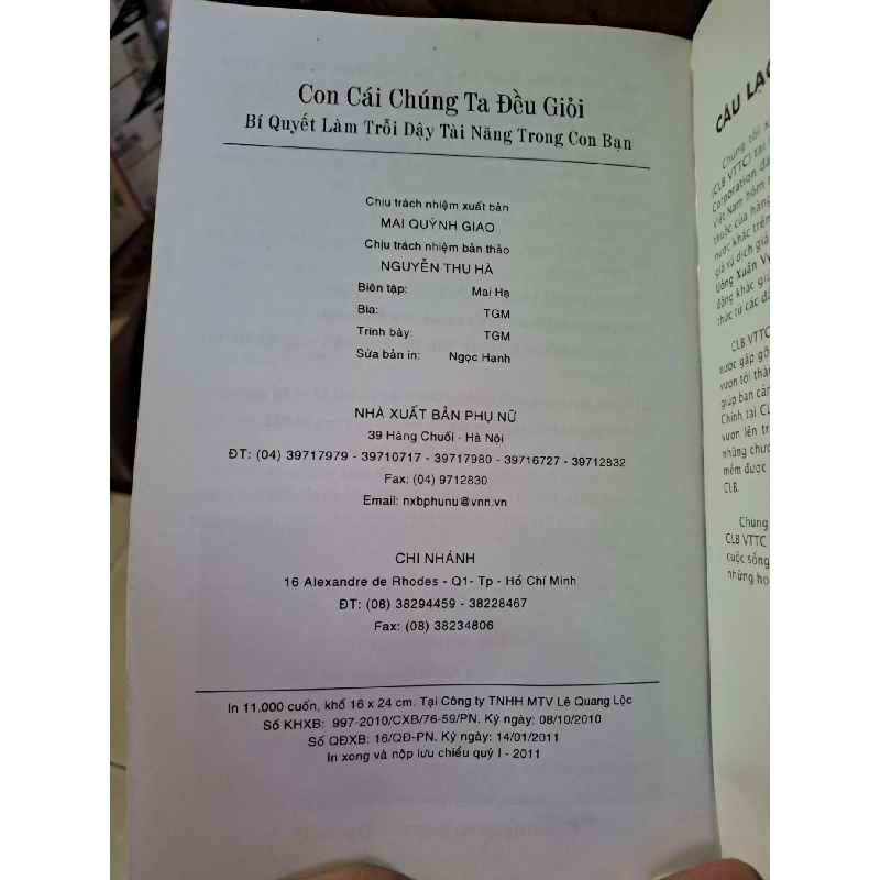 Con cái chúng ta đều giỏi - Adam Khoo - Gary Lee KỸ NĂNG HCM1008 920088