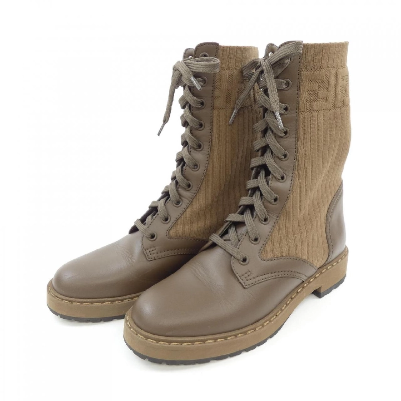 【Mã giảm giá】Giày bốt FENDI 663291