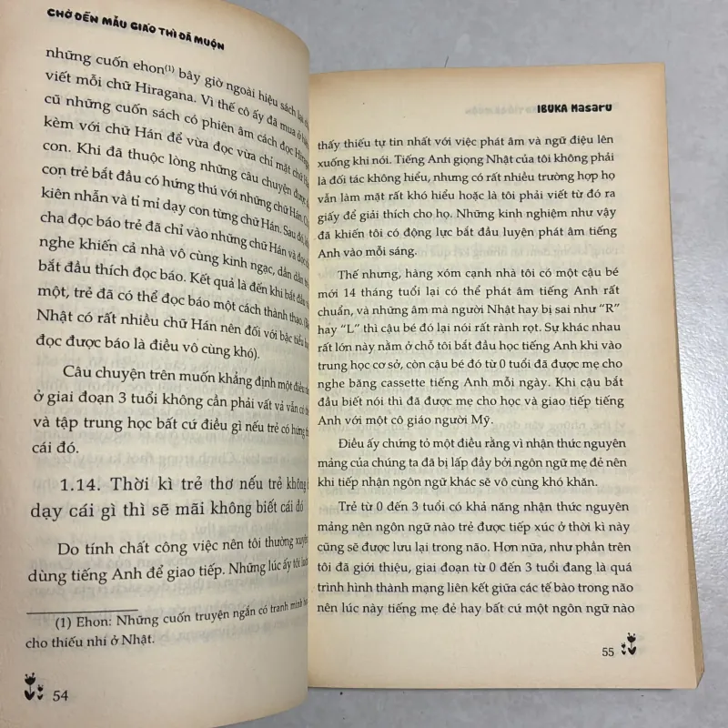 Chờ đến mẫu giáo thì đã muộn 790620