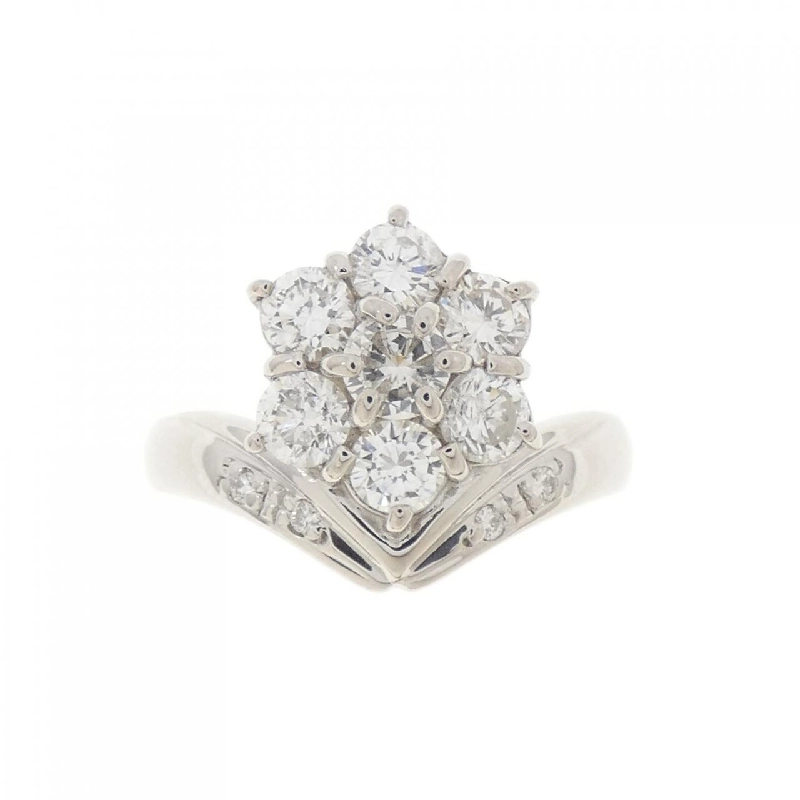 Nhẫn kim cương hoa PT900 1.00CT 670024