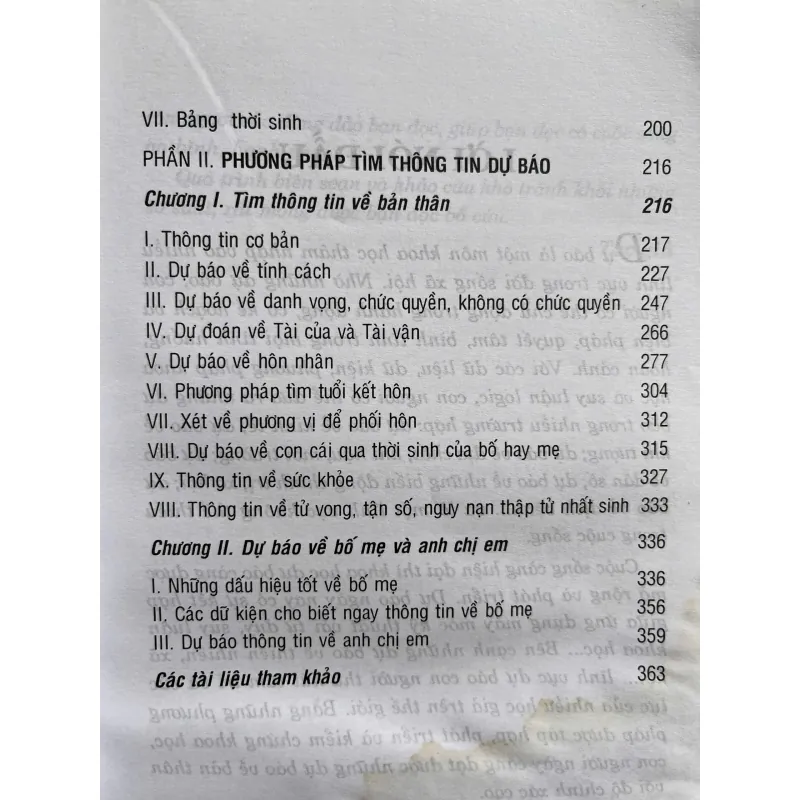 THỜI SINH DỰ ĐOÁN TƯƠNG LAI VÀ CÁCH HÓA GIẢI 759817