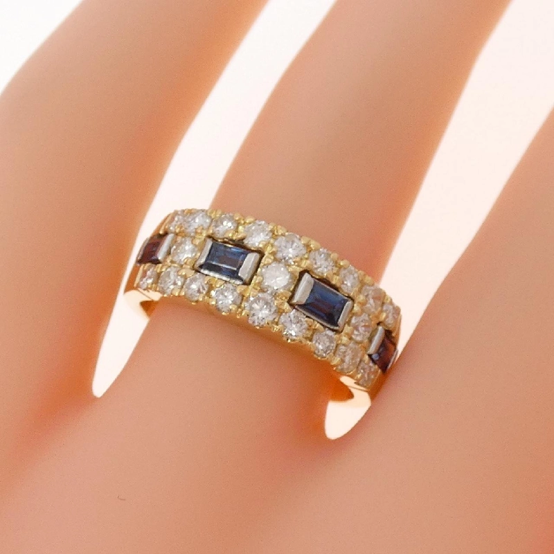 Nhẫn Sapphire K18YG/PT900 0.54CT - Hàng hiệu Chính hãng 851870