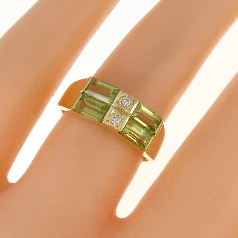 Nhẫn Peridot K18YG 672292