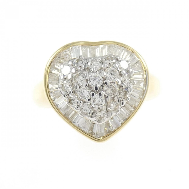 Nhẫn kim cương hình trái tim K18YG/K18WG 1.08CT - Hàng hiệu Chính hãng 846718