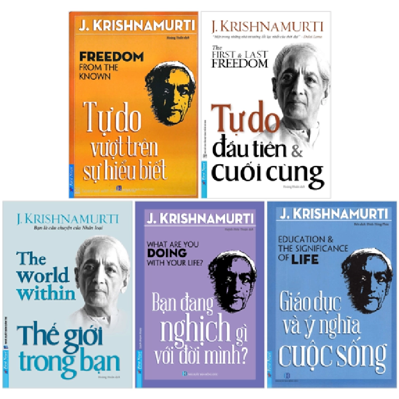 Combo Sách J. Krishnamurti (Bộ 5 Cuốn) - J. Krishnamurti 743705