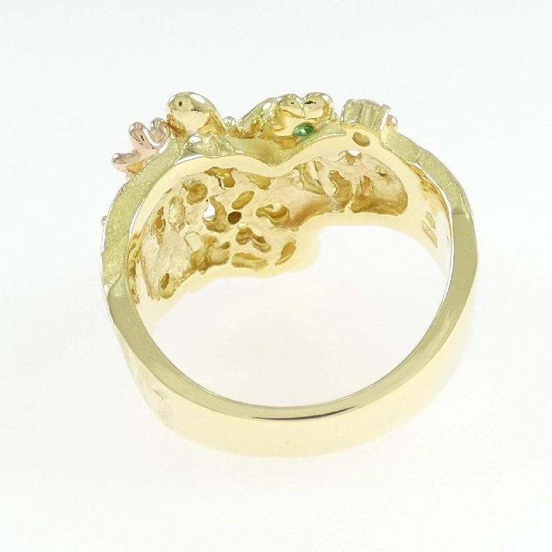 Nhẫn đá màu bướm K18YG/K18PG 667475