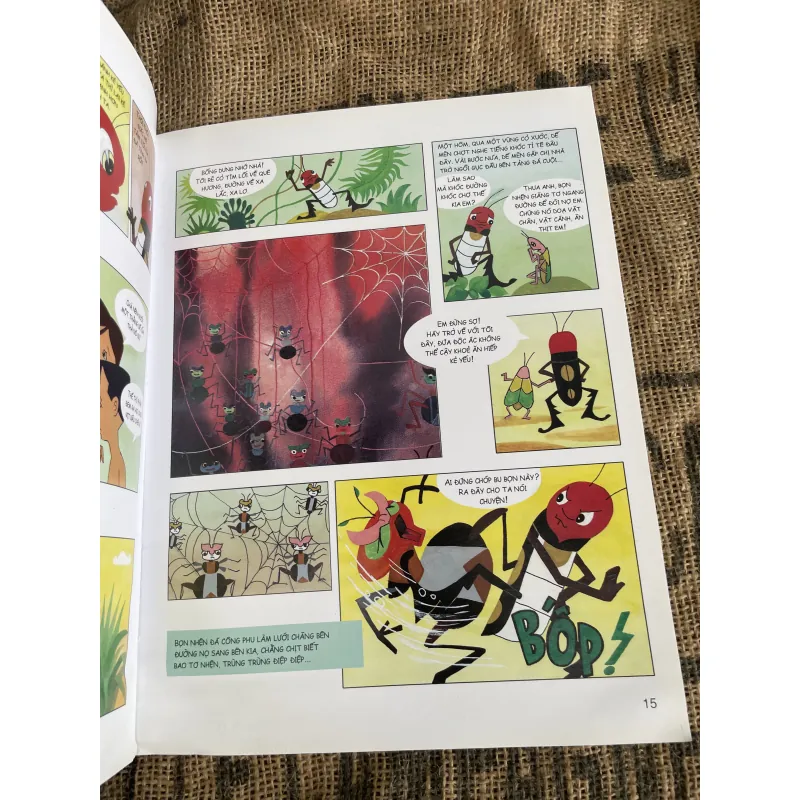 Dế mèn phiêu lưu ký - khổ to - tranh màu  1013369