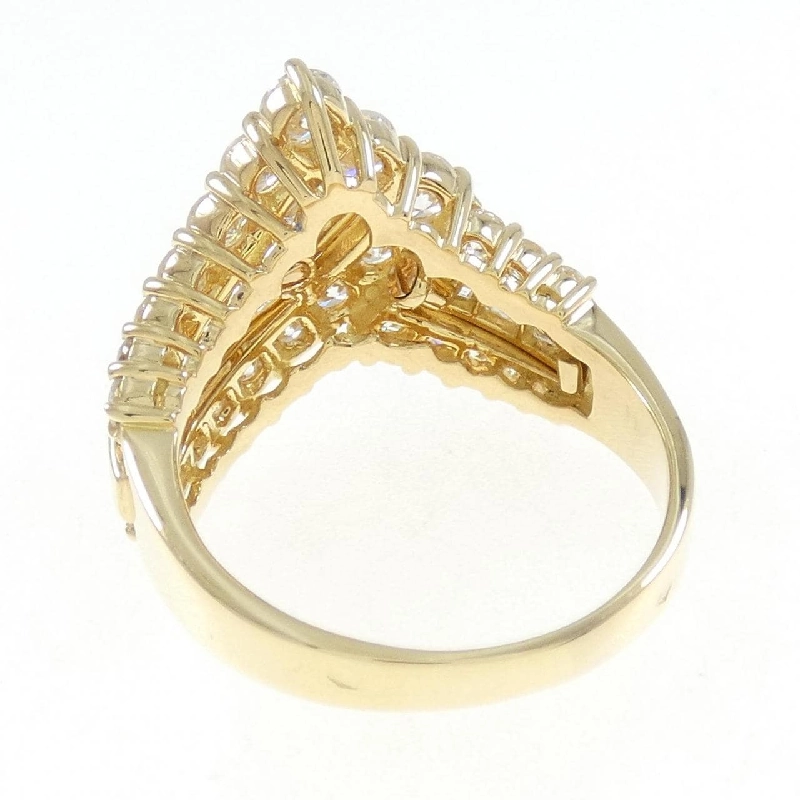 Nhẫn kim cương K18YG - Hàng hiệu Authentic 849801