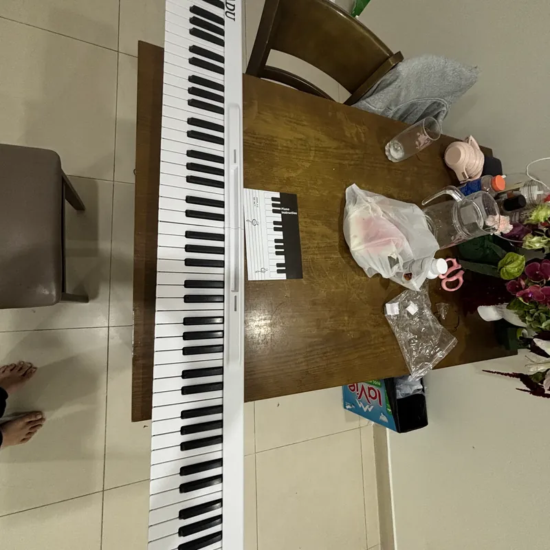 ( Fix ở miêu tả 1m2x) Piano điện trắng hutadu hd01 88 phím 735518