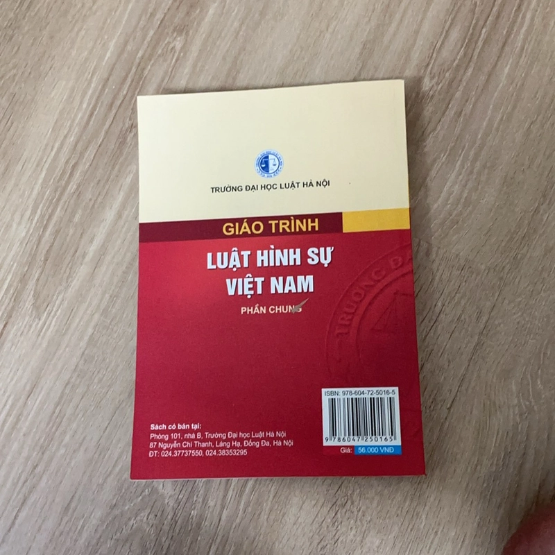 Giáo trình luật hình sự Việt Nam - phần chung - Trường đh Luật 478158