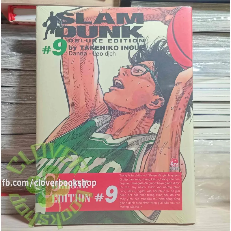70K/tập - Truyện Tranh Slam Dunk Tập 9 (2 Bìa Áo) - tặng bìa áo đặc biệt + mini clear file 754802