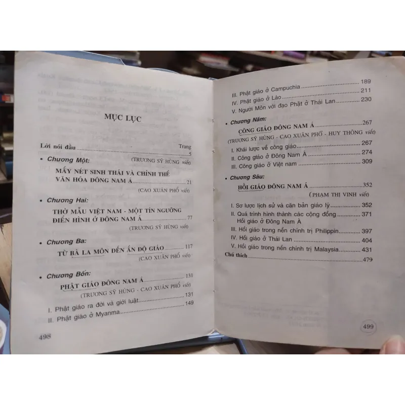 sách: Mấy tín ngưỡng Tôn giáo Đông Nam Á - Trương Sĩ Hùng (chủ biên) (A1) 566901
