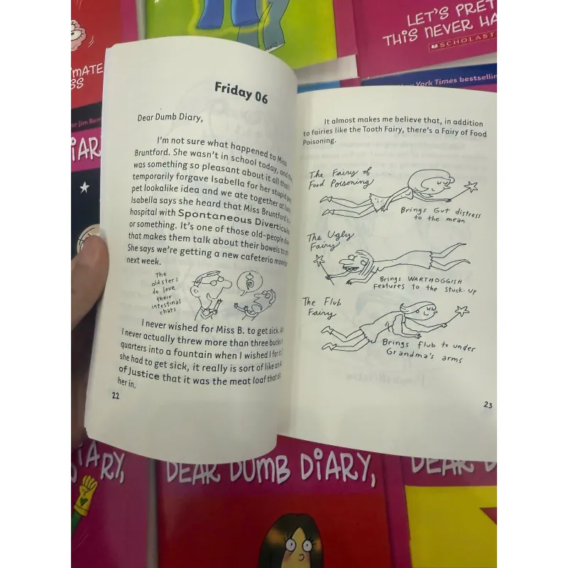 Sách tiếng anh - DEAR DUMB DIARY 12 CUỐN, Nhật Ký Ngốc xít 12 cuốn tặng audio 970771