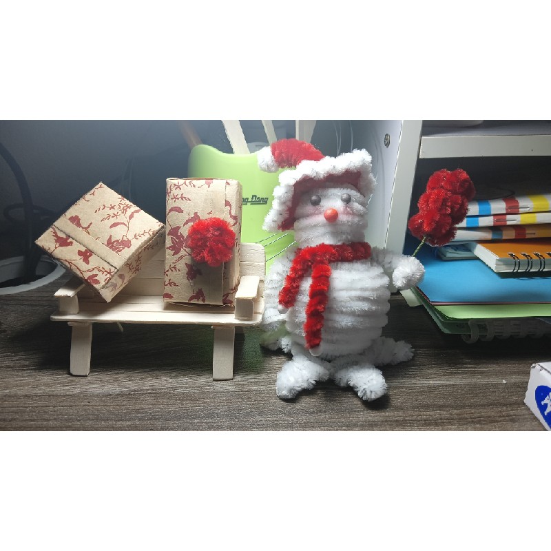 Người tuyết bằng kẽm nhung dễ thương 25889