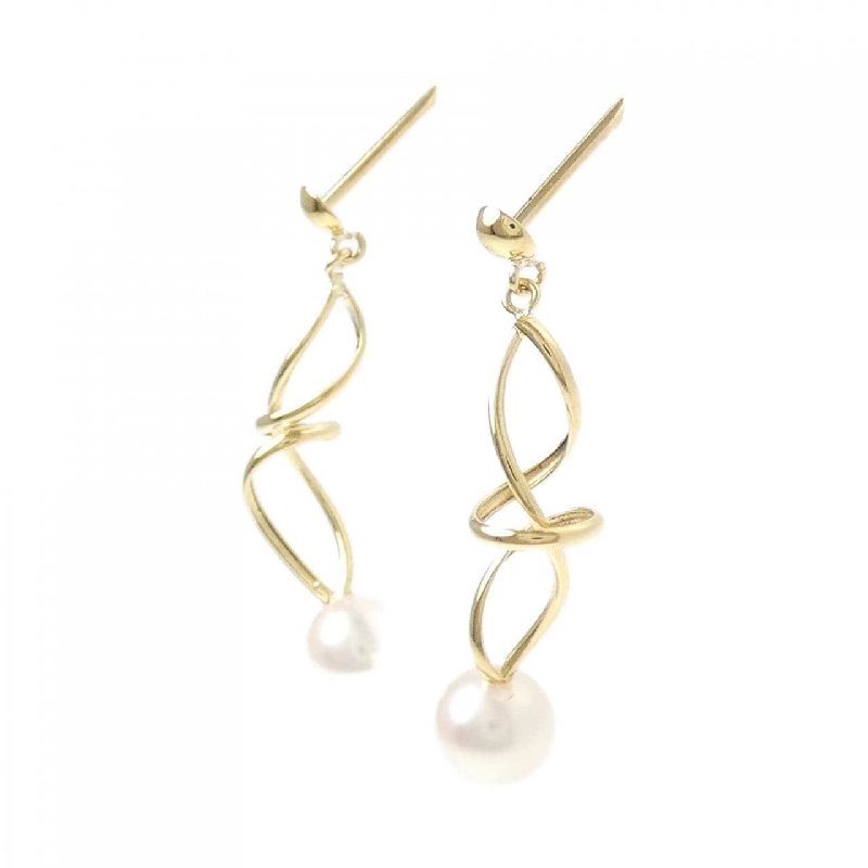 K18YG Bông tai ngọc trai Akoya 4.8mm - Hàng hiệu Chính hãng 866392