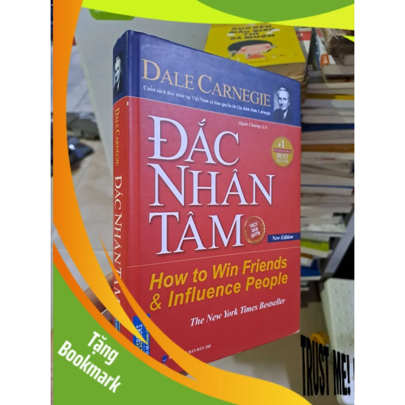 (TẶNG BOOKMARK) Đắc nhân tâm bìa cứng MinhthangBooks mới 90% 2019 KỸ NĂNG RBK2908 942340