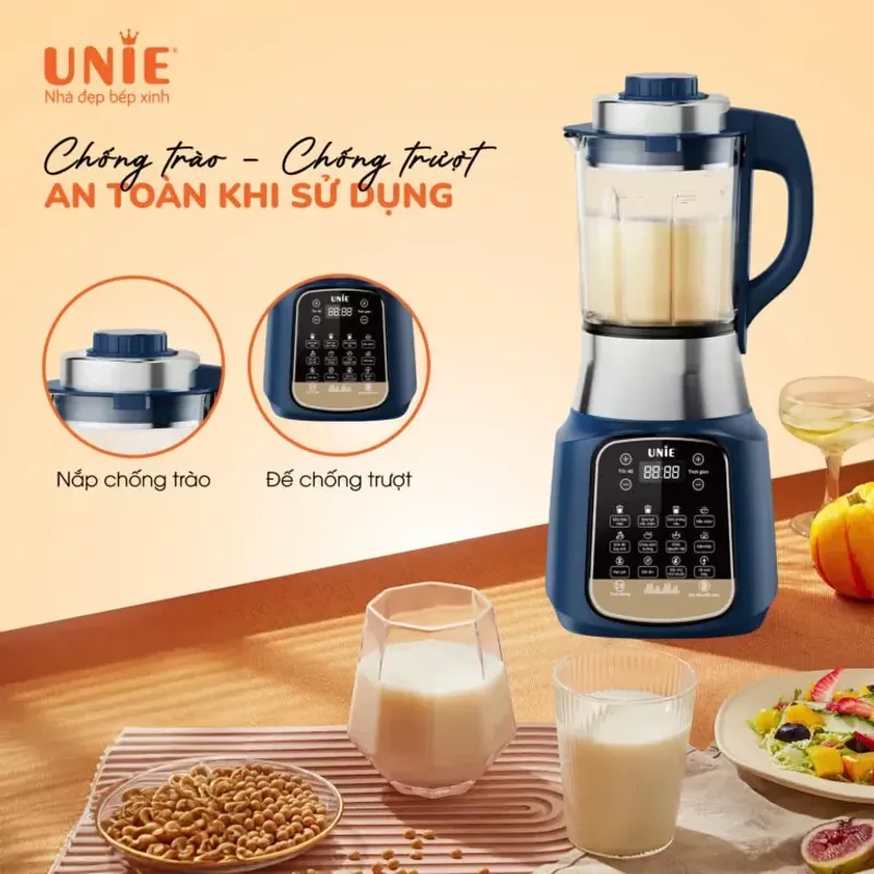 Máy làm sữa hạt UNIE VX – Xay nấu tiện lợi, giữ trọn hương vị dinh dưỡng 573893