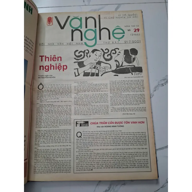 Báo Văn Nghệ 2001 số 27 đến số 39 799223