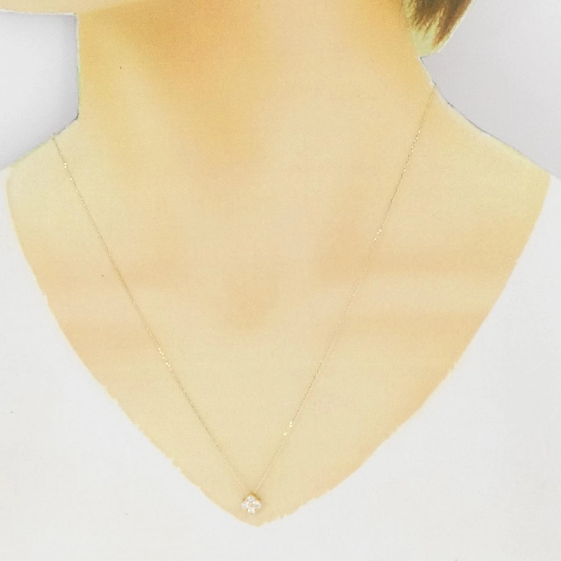 K18YG Hoa Nhài Kim Cương Dây Chuyền 0.20CT - Hàng hiệu Chính hãng 866908