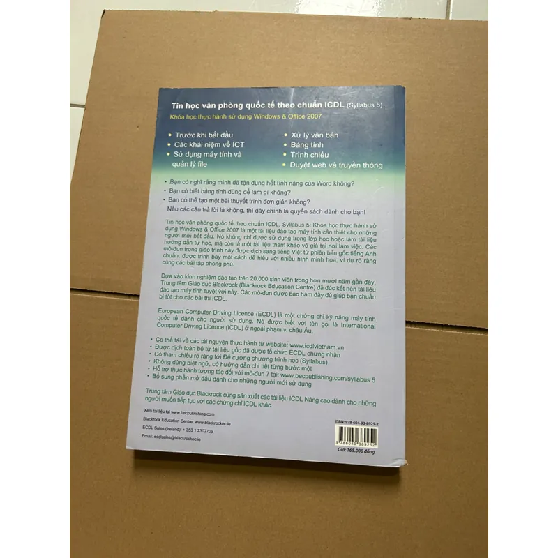 Tin học văn phòng quốc tế theo chuẩn ICDL 736661