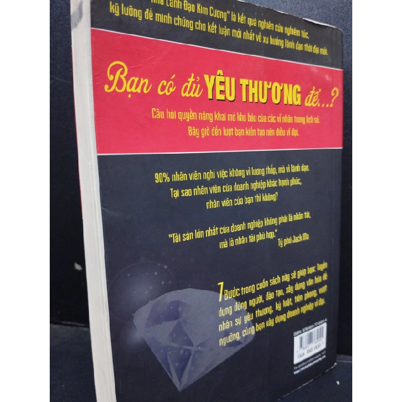 [Phiên Chợ Sách Cũ] Nhà lãnh đạo kim cương Michelle Nguyen 2019 bìa sách trầy 2303 419653