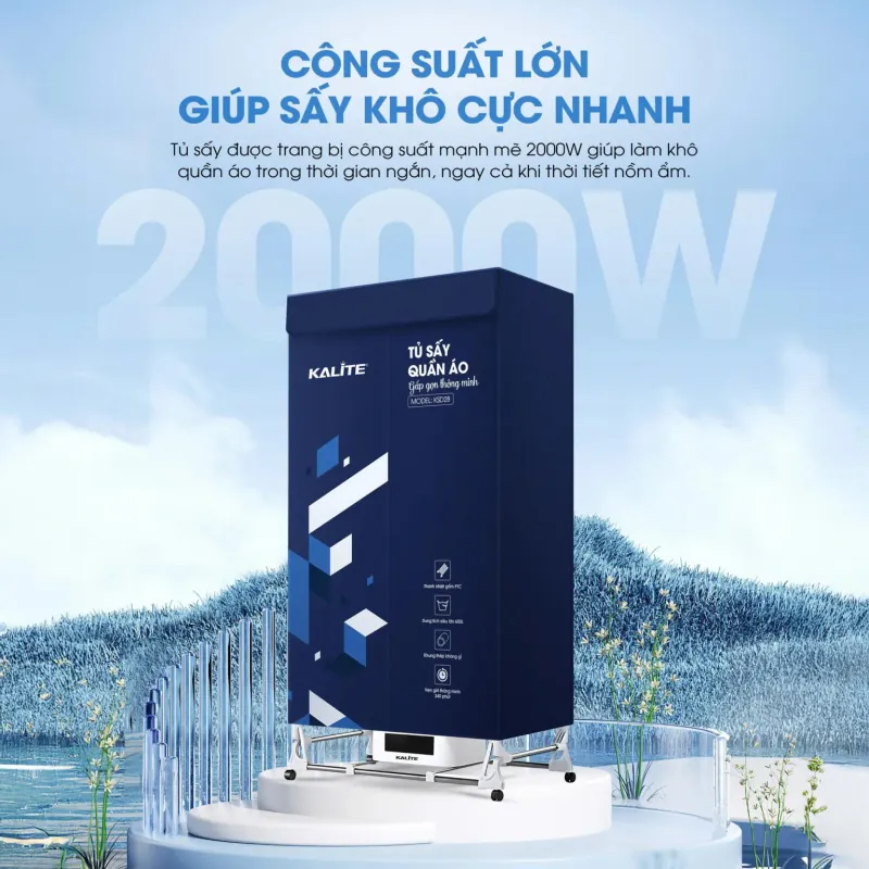 Tủ sấy quần áo KALITE KSD28 786469