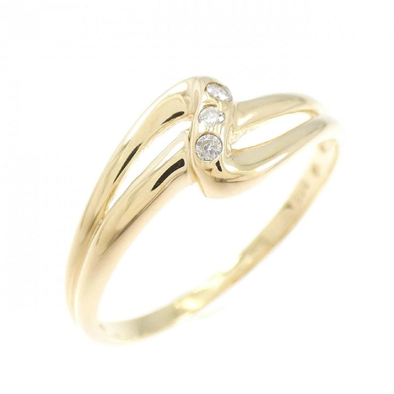 Nhẫn kim cương K18YG 0.03CT 668296