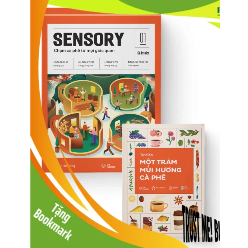 (TẶNG BOOKMARK) CÀ INSIDER NO.1 SENSORY - Chạm cà phê từ mọi giác quan - Julie Đặng - MARKETING KINH DOANH 940272