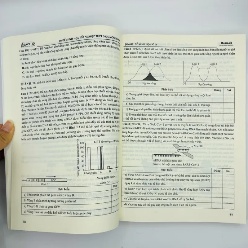 [2025-2026] 60 đề minh họa Tốt nghiệp THPT 2026 môn Sinh học 925918