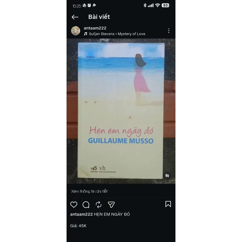 Sách: tiểu thuyết Hẹn Em Ngày Đó - Guillaume Musso mới 70% 934332
