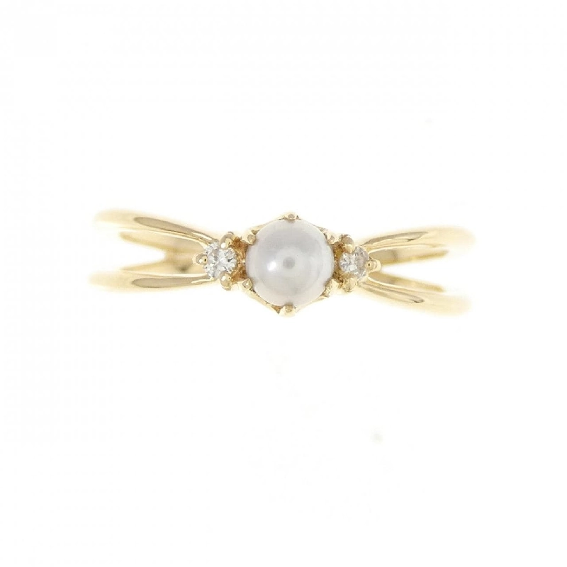 Nhẫn ngọc trai Akoya K18YG 3.7mm 671884