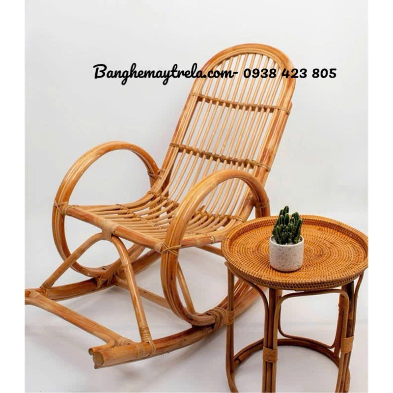 Ghế bập bênh mây tự nhiên nhỏ gọn giá rẻ 533935