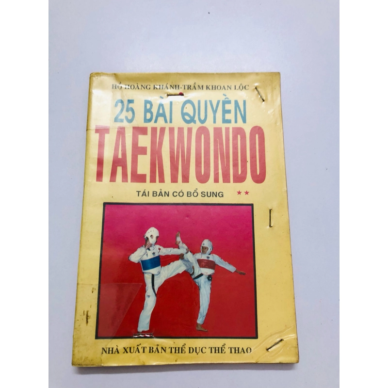 25 BÀI QUYỀN TAEKWONDO  - 131 trang, nxb: 1995 359604