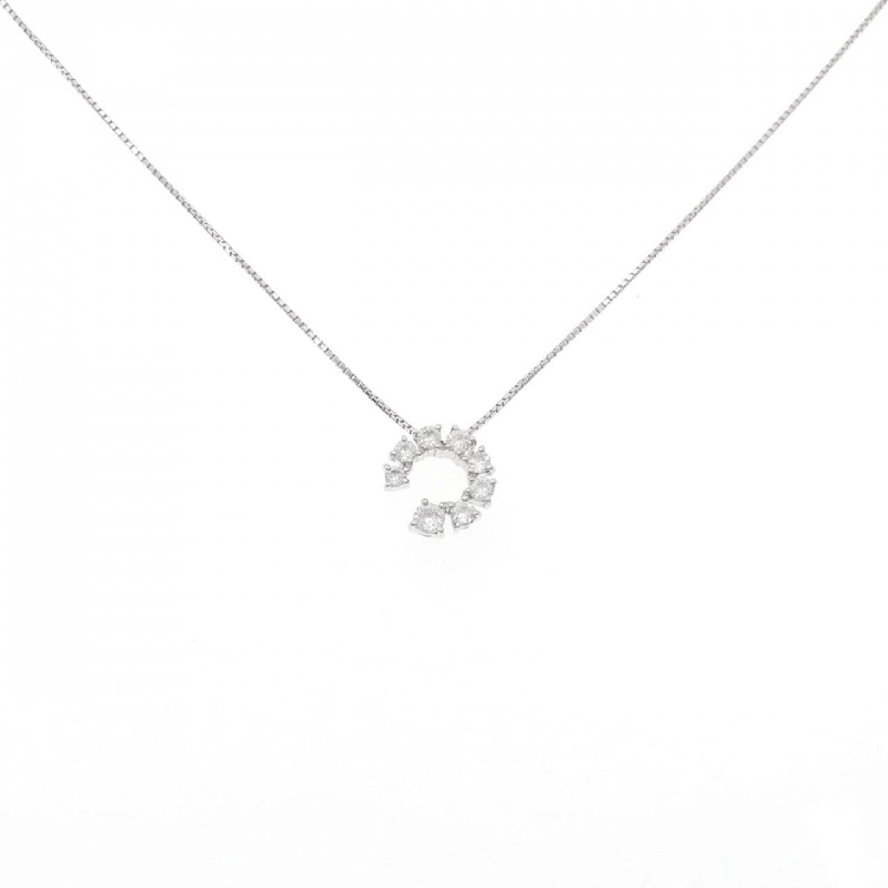 K18WG Dây chuyền kim cương - Hàng hiệu Authentic 863725