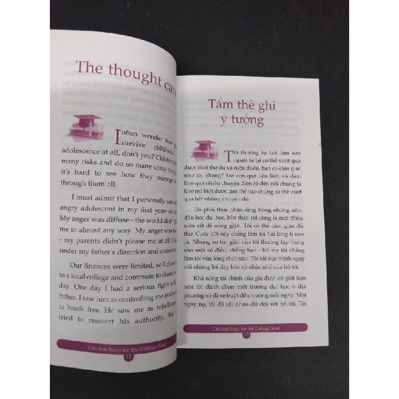 Chicken soup for the College soul 7 Dành cho học sinh sinh viên Jack Canfield, Mark Victor Hansen mới 90% bẩn bìa, ố nhẹ 2006 HCM.ASB3010 448184