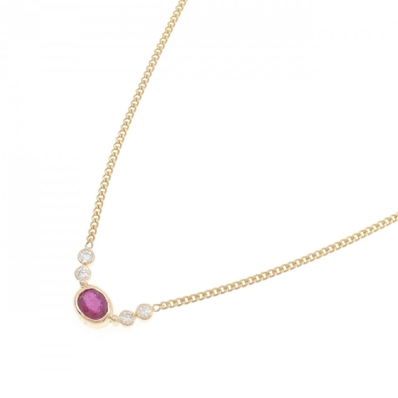 K18YG Nhẫn Ruby 0.56CT - Hàng hiệu Chính hãng 860523