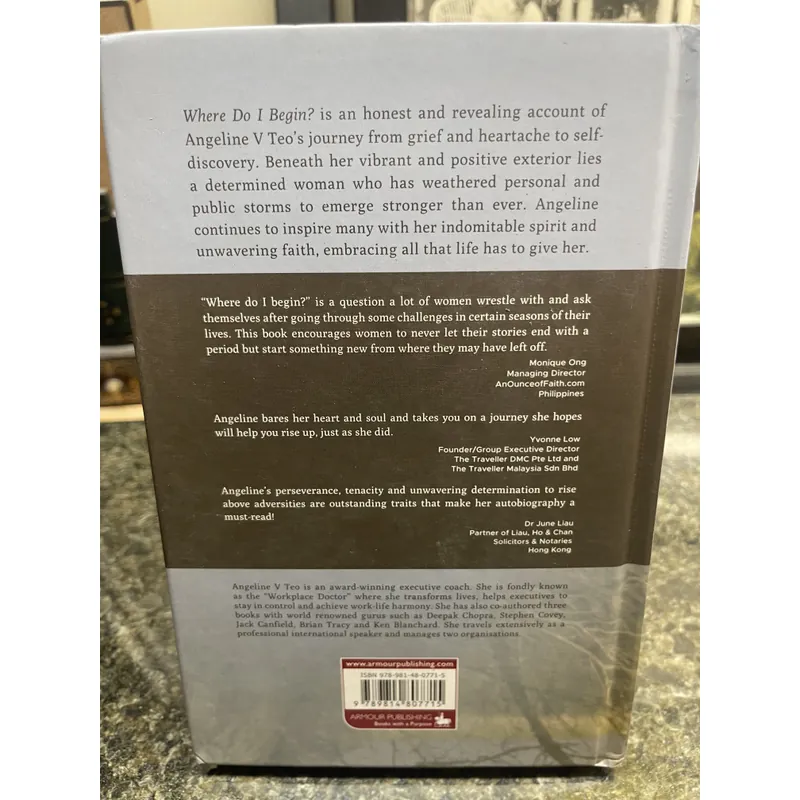 Where do i begin? Angeline V Teo hard cover 735789